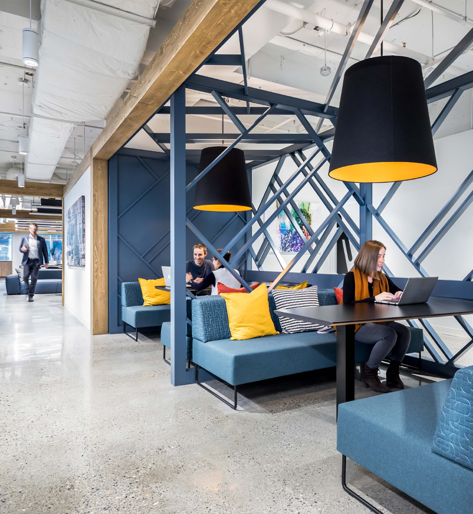 Workplace interior design by Kasian